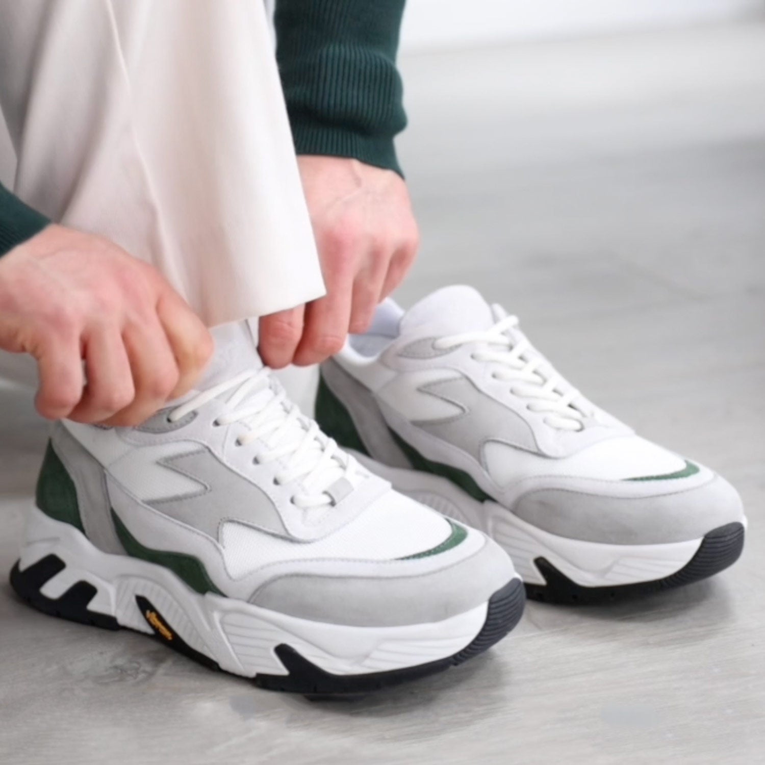 Hollen Super - Green Gray White